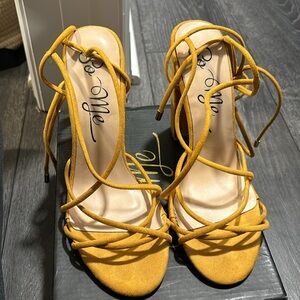 Wrap her up heeled sandal